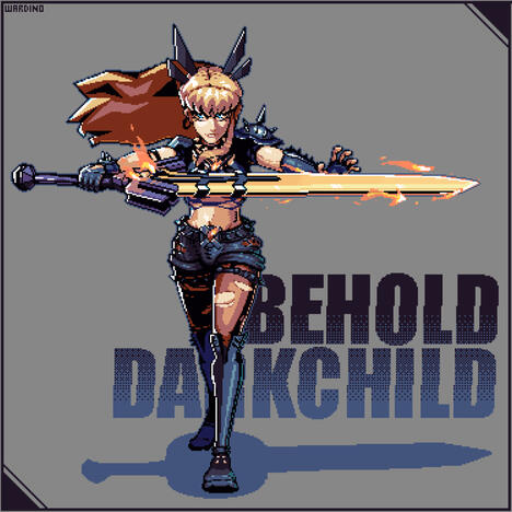 Full body with background elements