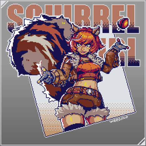 Thigh Up with background elements